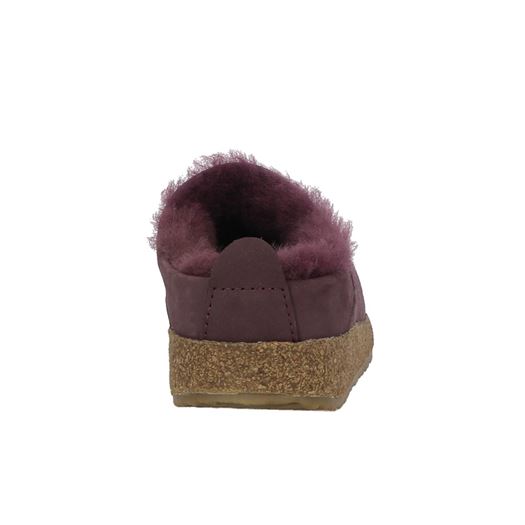 Haflinger femme lammfellclog snowbird violet2263404_5 sur voshoes.com