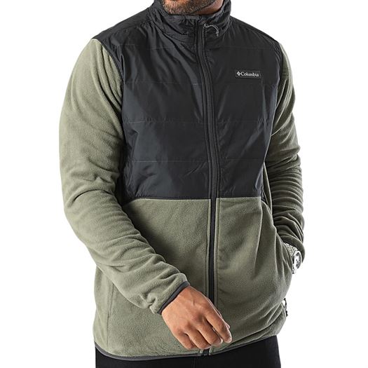 Columbia homme m basin butte fleece fz vert2273501_2 sur voshoes.com