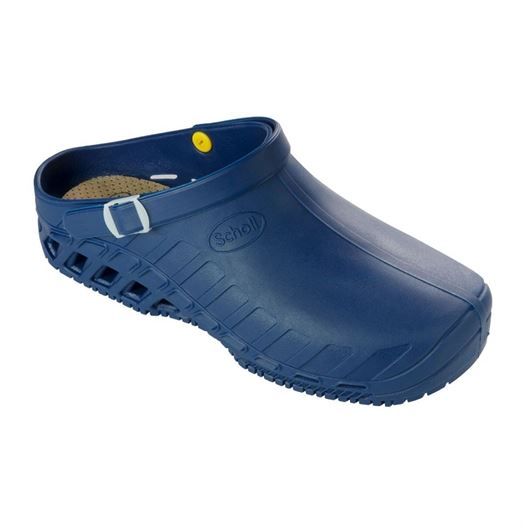 Scholl femme clog evo bleu2279203_2 sur voshoes.com