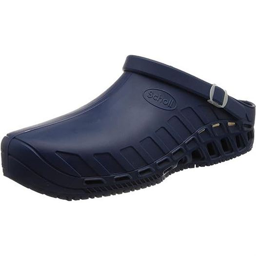 Scholl femme clog evo bleu2279203_3 sur voshoes.com