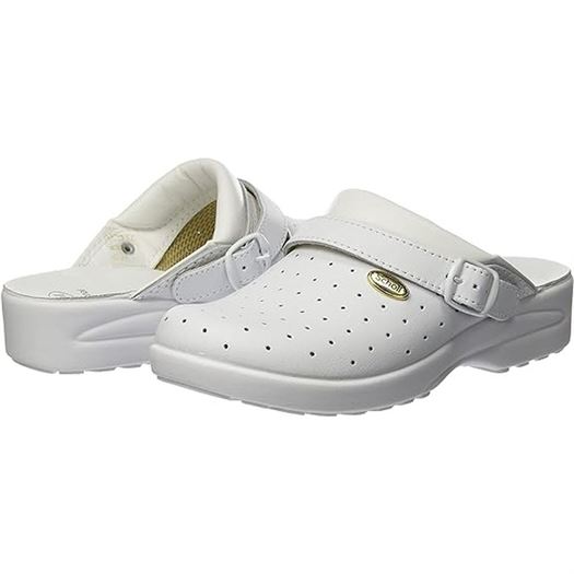 Scholl femme clog racy blanc2279401_2 sur voshoes.com