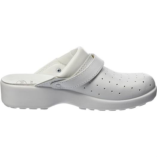 Scholl femme clog racy blanc2279401_3 sur voshoes.com