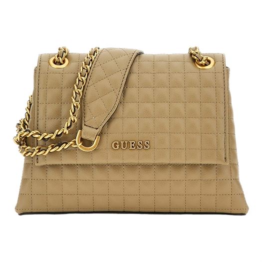 femme Guess femme tia luxury satchel beige