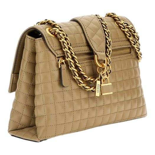 Guess femme tia luxury satchel beige2290002_2 sur voshoes.com