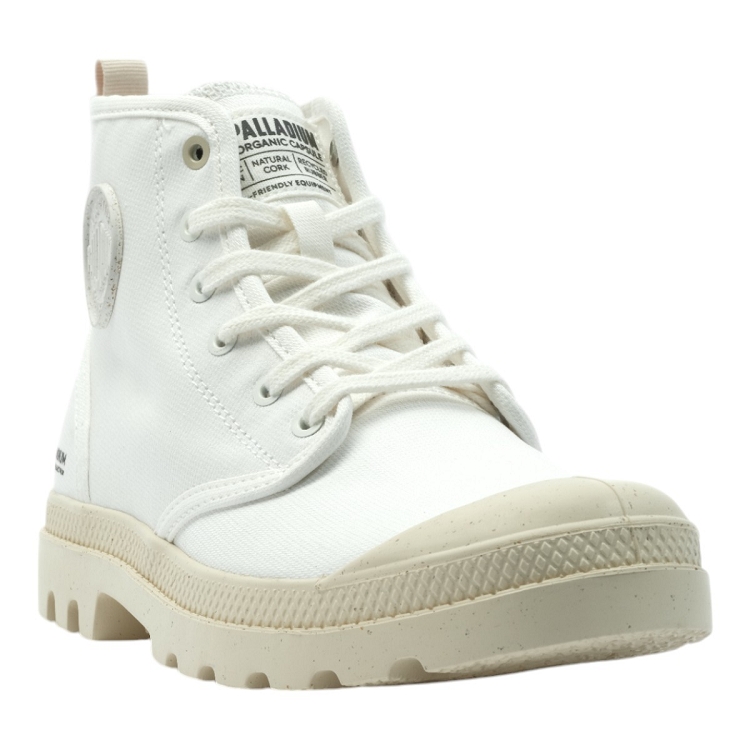 Palladium homme pampa hi zip organic blanc2302102_2 sur voshoes.com