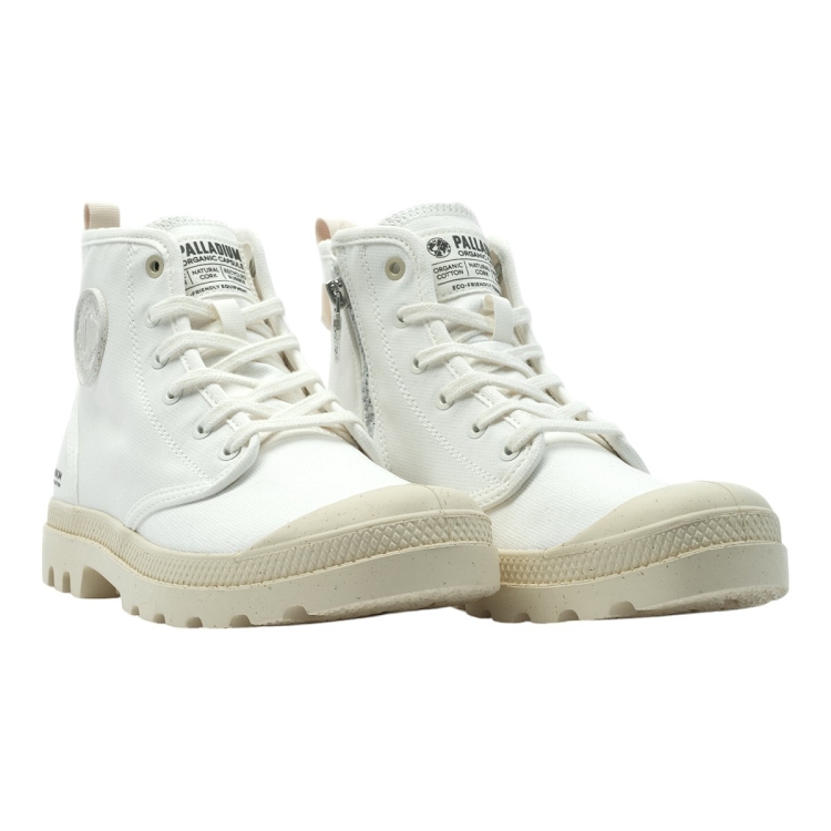 Palladium homme pampa hi zip organic blanc2302102_3 sur voshoes.com