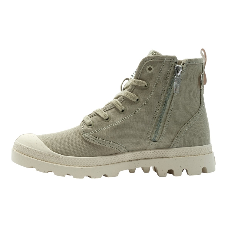 Palladium homme pampa hi zip organic vert2302104_4 sur voshoes.com