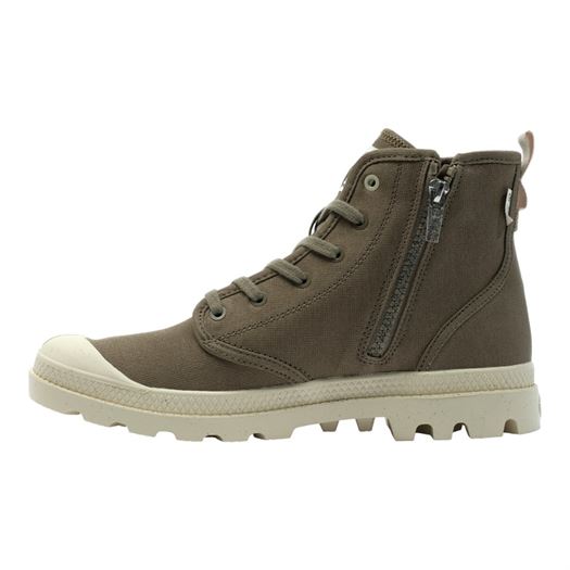 Palladium homme pampa hi zip organic vert2302107_4 sur voshoes.com