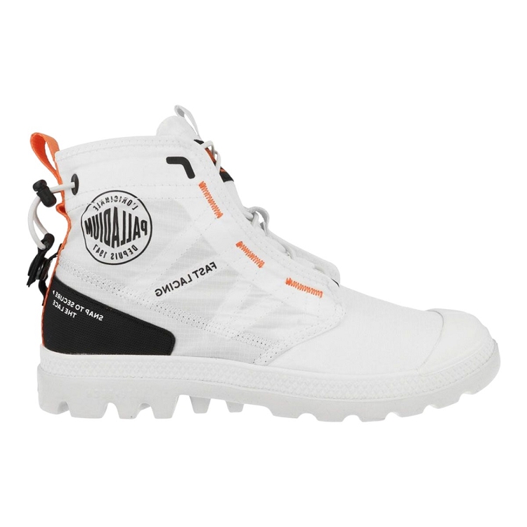 femme Palladium femme pampa travel lite rs blanc