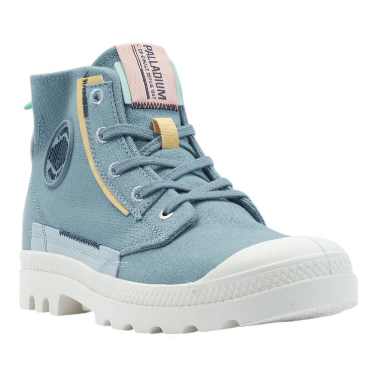 Palladium femme pampa underlayer bleu2302904_2 sur voshoes.com