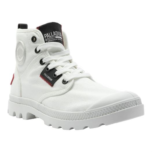 Palladium homme pampa hi patch blanc2303202_2 sur voshoes.com