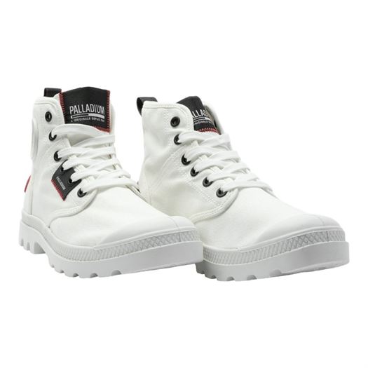 Palladium homme pampa hi patch blanc2303202_3 sur voshoes.com