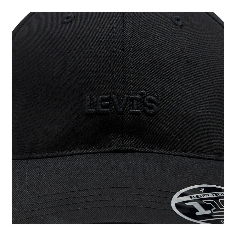 Levi s homme headline logo flexfit cap noir2306902_3 sur voshoes.com
