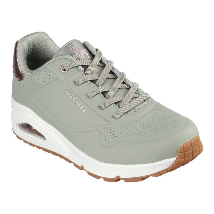 Skechers femme uno   shimmer away vert2311901_2 sur voshoes.com