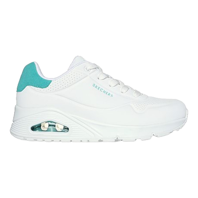 femme Skechers femme uno   pop back blanc