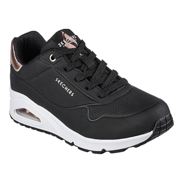 Skechers femme uno   golden air noir2312201_2 sur voshoes.com