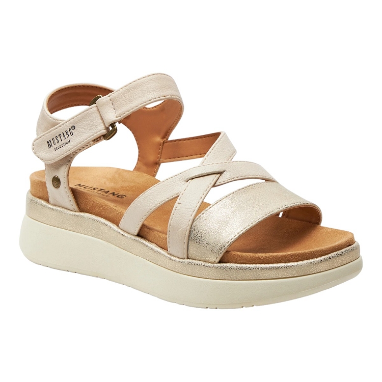 Mustang femme 1493803 beige2315701_2 sur voshoes.com