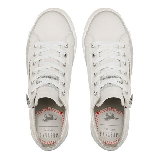 Mustang femme 1146316 blanc2319002_4 sur voshoes.com