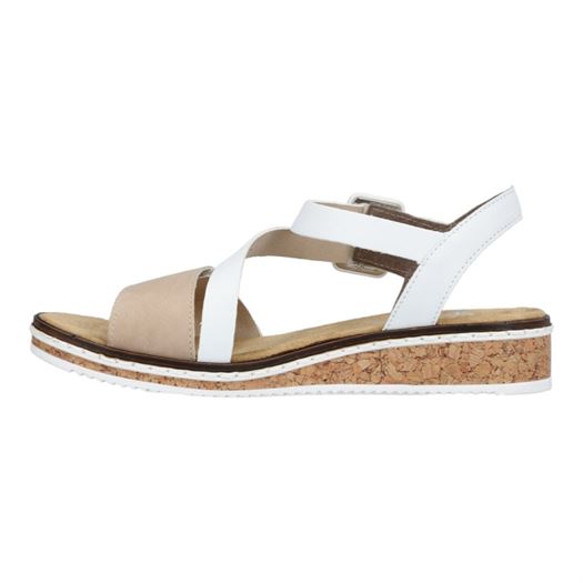 Rieker femme v3660 beige2321201_3 sur voshoes.com