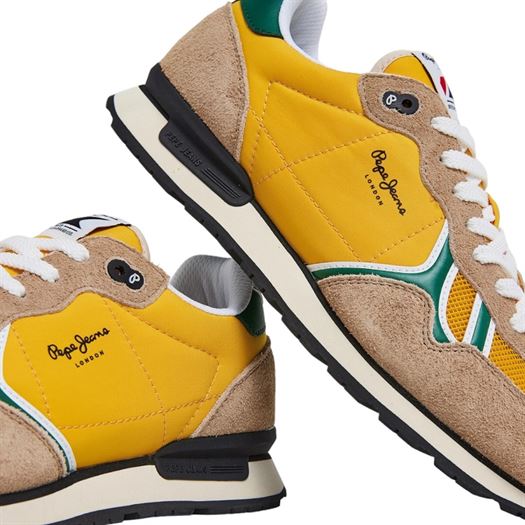 Pepe jeans homme brit fun m jaune2331101_3 sur voshoes.com