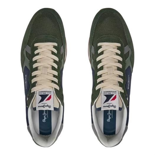 Pepe jeans homme brit mix m vert2331301_4 sur voshoes.com