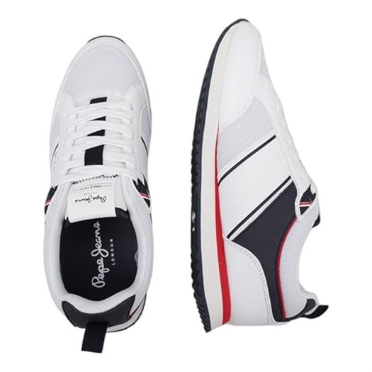 Pepe jeans homme dublin brand blanc2331401_5 sur voshoes.com