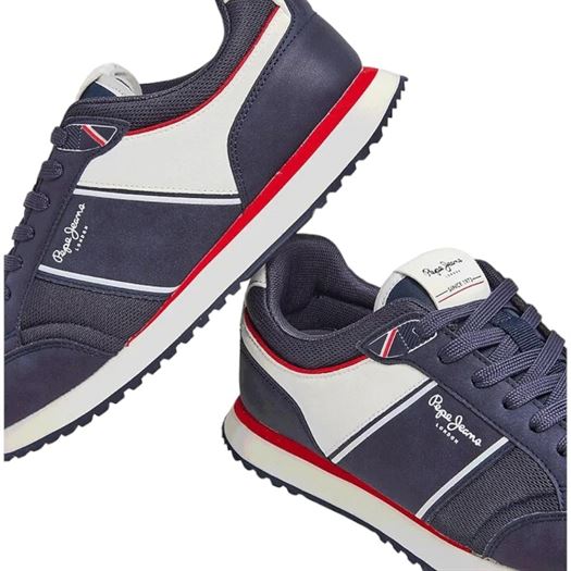 Pepe jeans homme dublin brand bleu2331402_4 sur voshoes.com