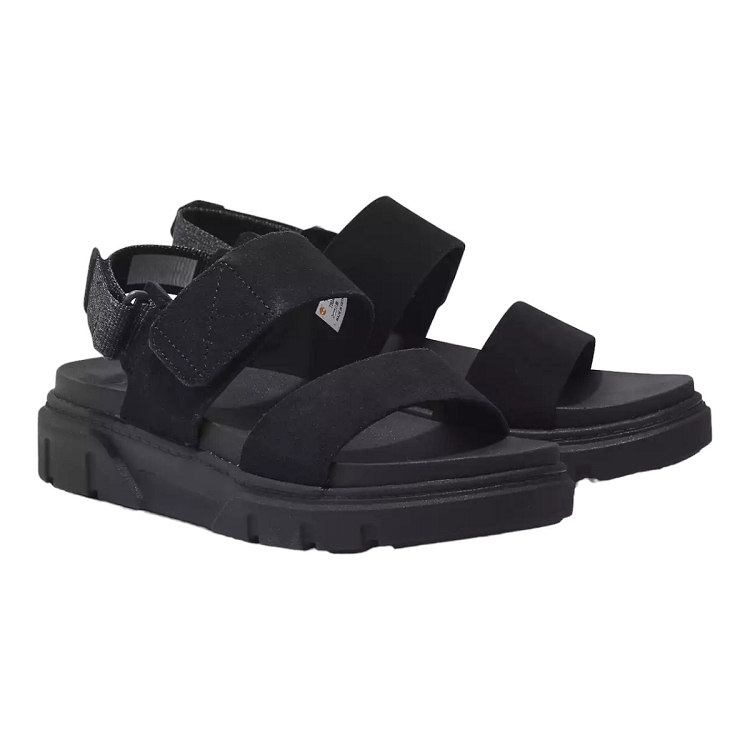 Timberland femme greyfield sandal 2 strap noir2339902_2 sur voshoes.com