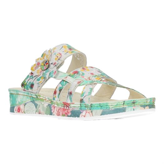 Laura vita femme bruel 05 vert2342801_2 sur voshoes.com