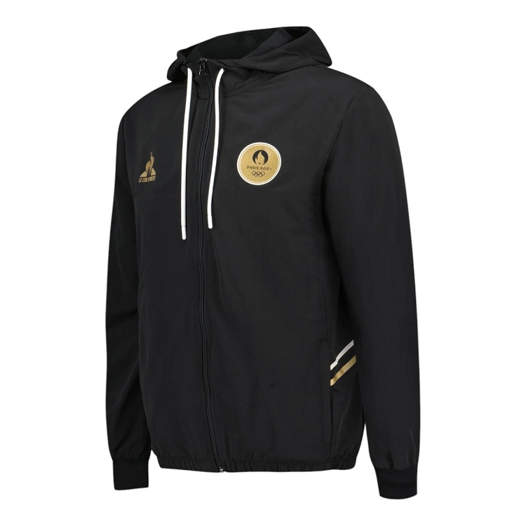 Le coq sportif homme foot p24 fz hoody n°1 m noir2346601_2 sur voshoes.com