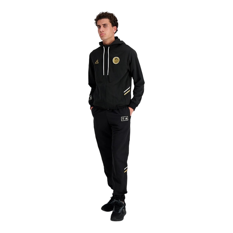 Le coq sportif homme foot p24 fz hoody n°1 m noir2346601_3 sur voshoes.com