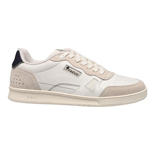 homme Faguo homme commute 1 baskets leather blanc