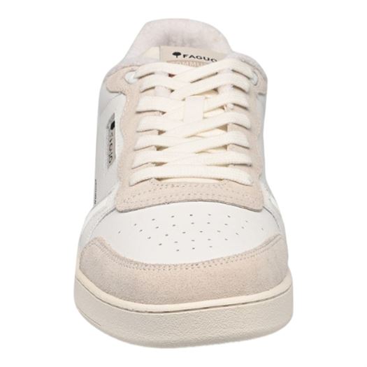 Faguo homme commute 1 baskets leather blanc2348301_3 sur voshoes.com