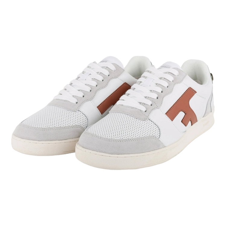 Faguo homme hazel baskets leather sue blanc2348801_2 sur voshoes.com