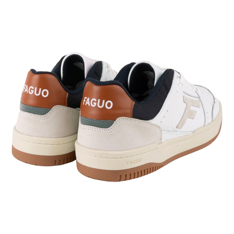 Faguo homme urban 1 baskets leather s blanc2349001_5 sur voshoes.com