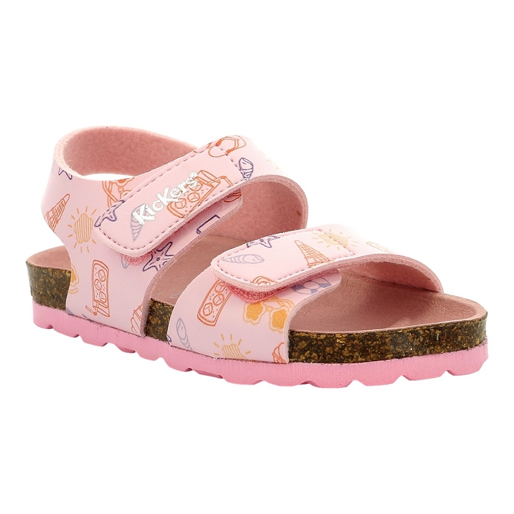 Kickers fille summerkro rose2351201_2 sur voshoes.com