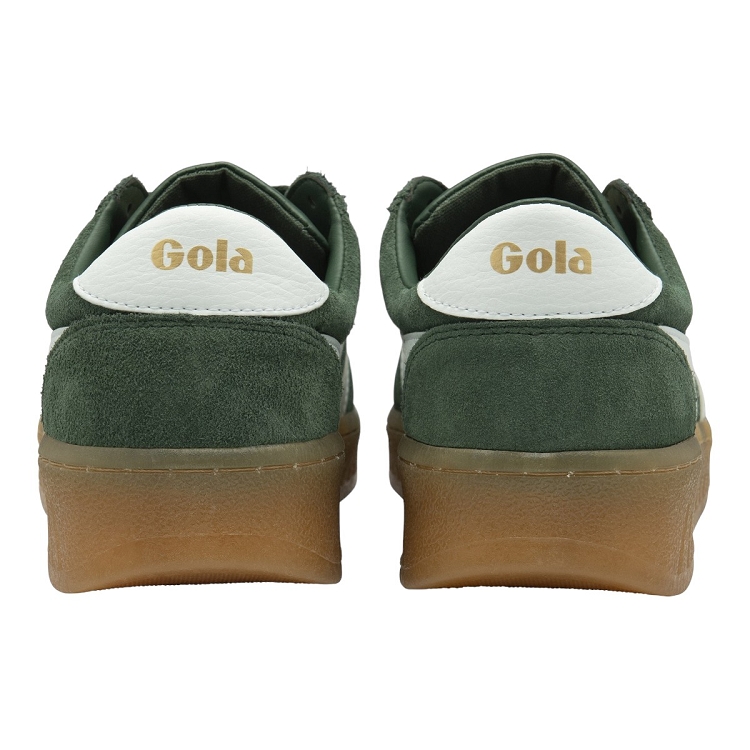 Gola femme grandslam suede vert2354504_4 sur voshoes.com