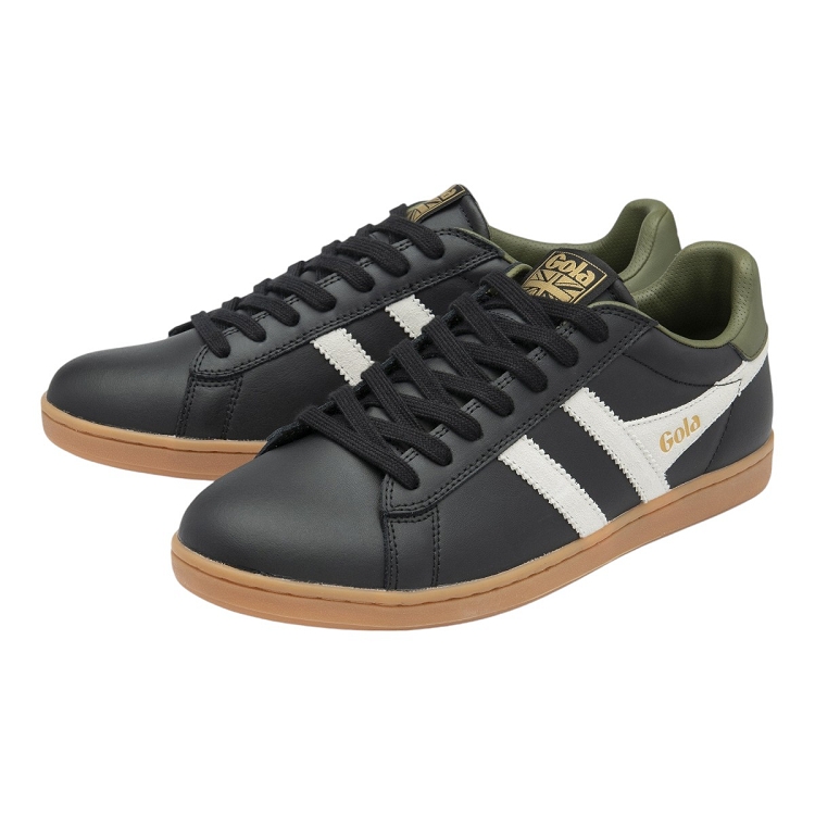 Gola homme equipe ii leather noir2355201_3 sur voshoes.com