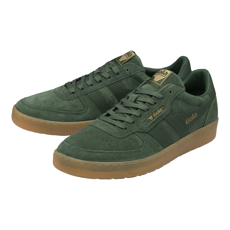 Gola homme gola hawk suede 86 vert2355304_3 sur voshoes.com