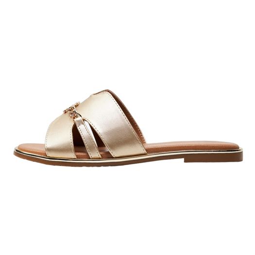 Tommy hilfiger femme flat slide or2357501_3 sur voshoes.com