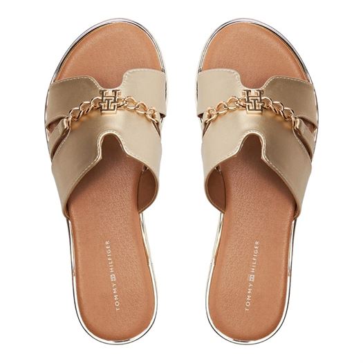 Tommy hilfiger femme flat slide or2357501_5 sur voshoes.com