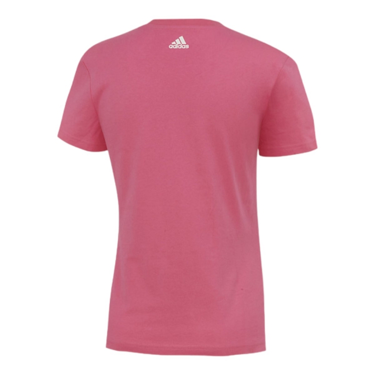 Adidas femme wms t shirt logo pulse rose2366201_2 sur voshoes.com