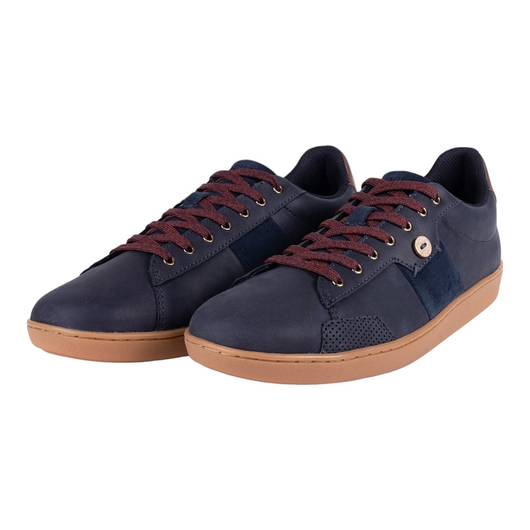 Faguo homme hosta leather suede bleu2370401_2 sur voshoes.com