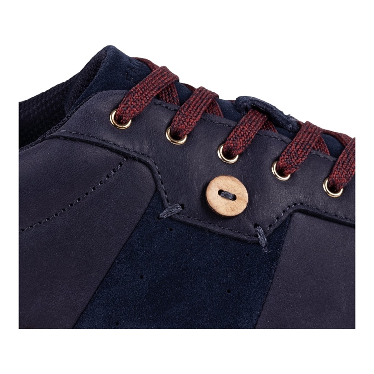 Faguo homme hosta leather suede bleu2370401_3 sur voshoes.com