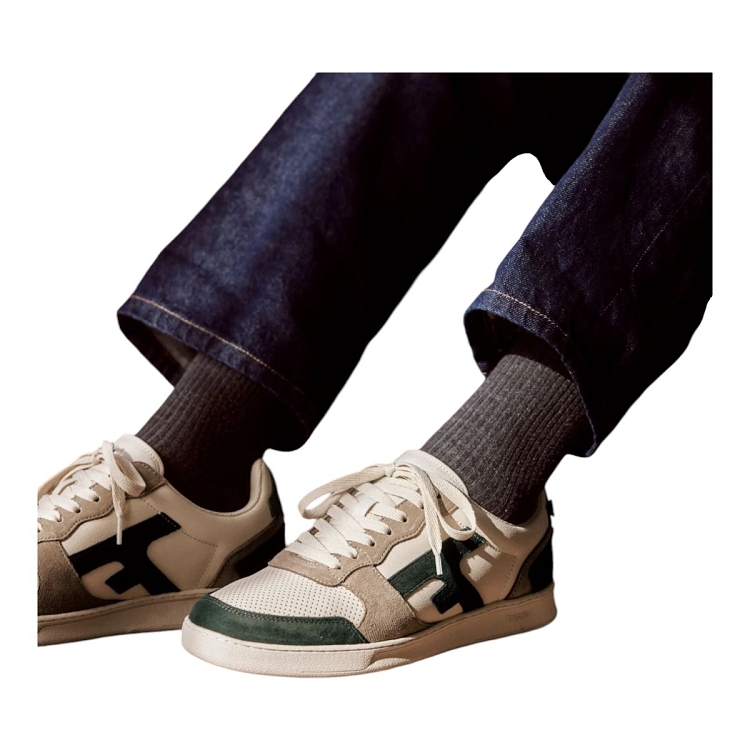 Faguo homme hazel leather sue blanc2373301_4 sur voshoes.com