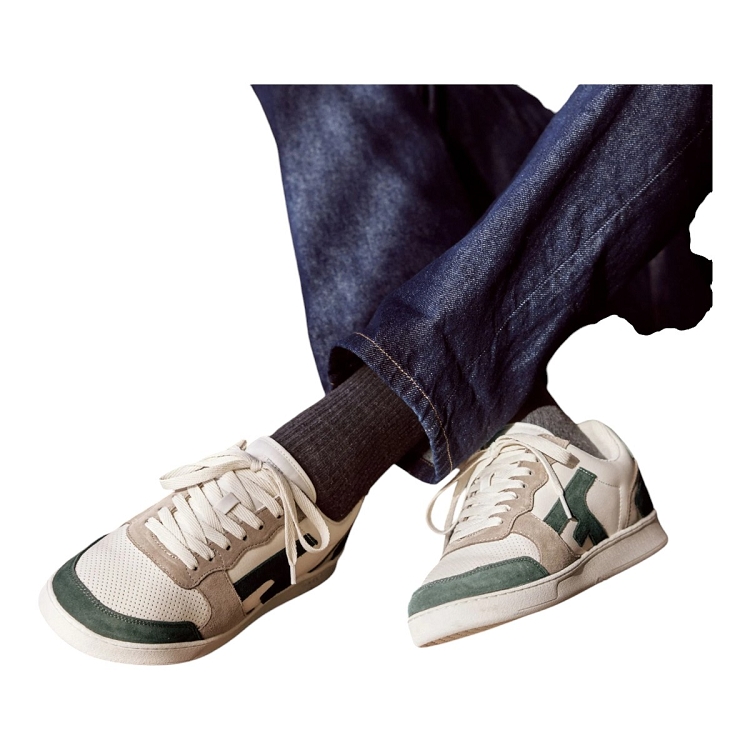 Faguo homme hazel leather sue blanc2373301_5 sur voshoes.com