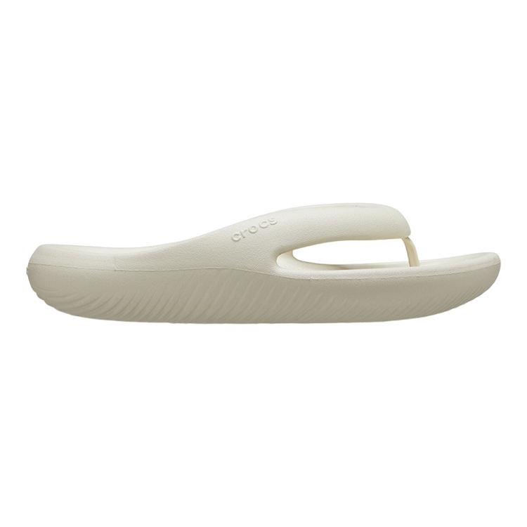 femme Crocs femme mellow recovery flip bone beige