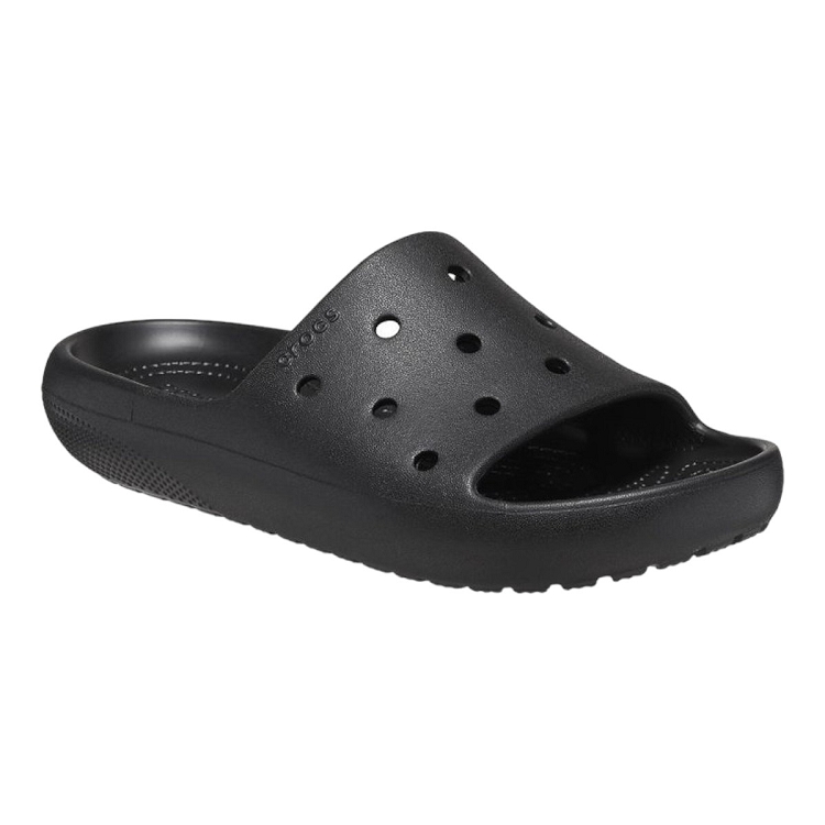 Crocs femme classic slide v2 blk noir2376301_2 sur voshoes.com