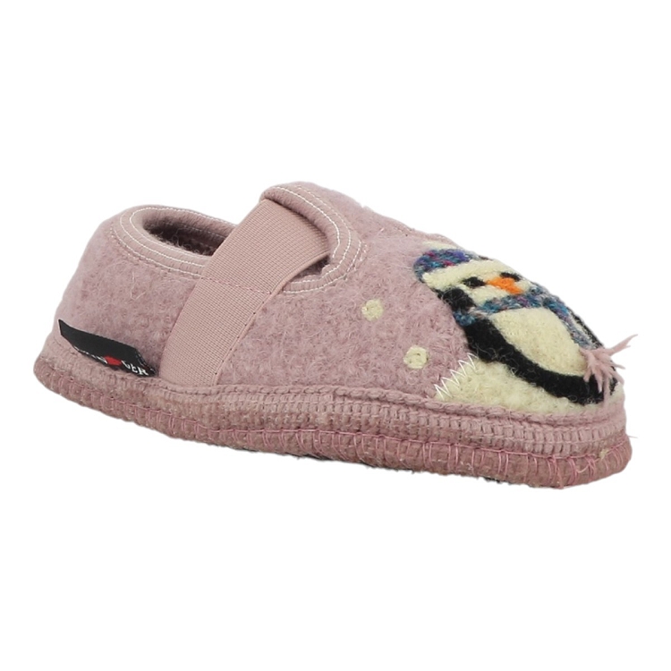 Haflinger fille slipper pingu rose2526802_2 sur voshoes.com
