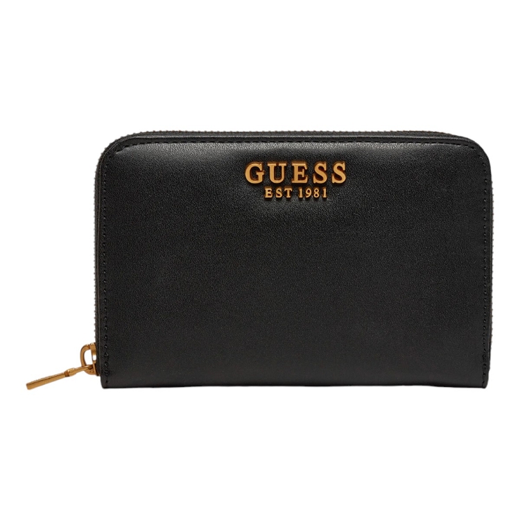 femme Guess femme laurel slg medium zip around noir